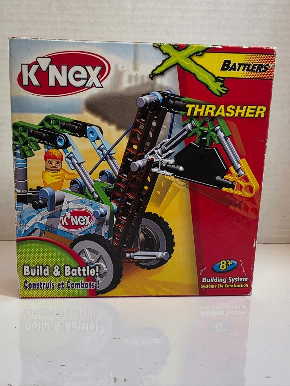 KNEX Battlers Thrasher Building System Build & Battle Figure Demolition Vehicle
